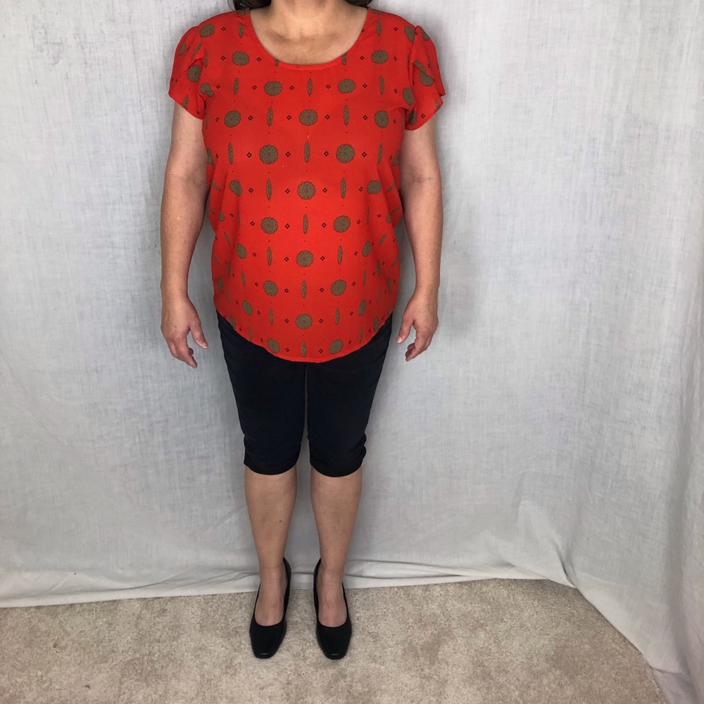 Orange Japna short sleeve shirt XL